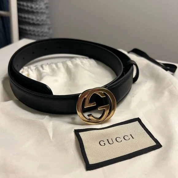 Gucci Accessories Gucci Interlocking Leather Belt Size 75 Us 4